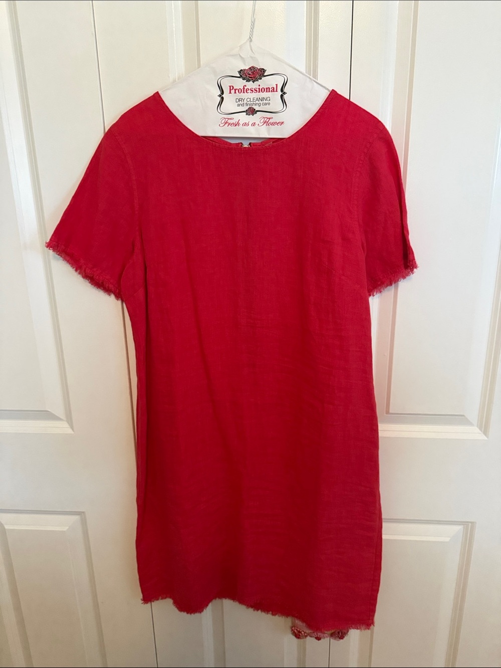 Tommy Bahama Red Short-Sleeve Mini Dress